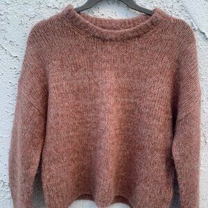 Thick Knit Cozy Red/Pink Sweater - Rachel Zoe